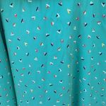 Pink Owl  apparel Womens size medium sleeveless sailboat print teal dress Photo 9