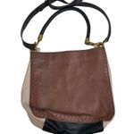 The Sak Collective Estrada Crossbody Bag Three Way Top Teak Block Leather READ Photo 0