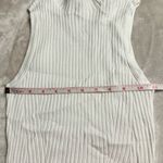 Madewell  Amel Sweater Tank Women's XS White Ribbed Sleeveless Funnel Neck NWT Photo 6