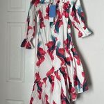 The Lulo Project Daydreaming Dress Baja Fish Pattern Brand New with tags Small Red Photo 0