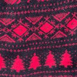 Vintage 90s Telluride Clothing Co Burgundy Black Wool Reindeer Knit Sweater Vest Size L Photo 8