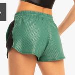 Koral Womens Duffle Green Power Shiny Netz Activewear Athleisure Gym Shorts sz S Photo 79