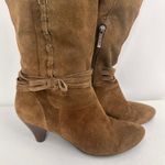 Nine West Brown Leather Suede Adele Knee High Boots Size 8 Photo 8