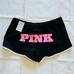 PINK - Victoria's Secret PINK VICTORIA’S SECRET Soft Modal Micro Shorts Black Pink Backside Logo Comfy L Photo 5