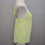 Vera Wang Princess neon cream aztec pattern strappy tank size large Photo 2