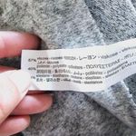 ZARA Gray Pearl Embellished Drop Shoulder ¾ Sleeve Knit Top Size Medium Photo 7