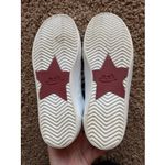 Ash  Nikita White Leather Red Sequin Heart Lace Up Sneakers Shoes Love 36 US 6 Photo 11
