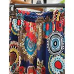 Win Win Women's Multicolor Polyester Mid Rise Slit Accents Trouser Size X Photo 1