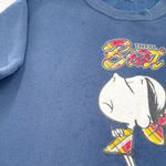 Vintage 90s 1995 Total Brat See If I Care Sweatshirt Navy Blue Crewneck Size XL Photo 5