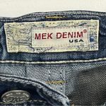 Women’s Mek Denim Kingston Bootcut Western Embroidered Jeans Denim Size 25 X 32 Blue Photo 3