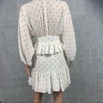 Shona joy  Sophia Dot-print Plunged V-neck Ruffle Mini Peplum Dress Photo 7