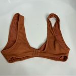 Aerie  scoop neck bikini top orange/rust ribbed women’s‎ size XXS summer beach Photo 3