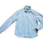 Polo Ralph Lauren Shirt Women Small Petite Paris 2024 Olympics Button Down Blue Size undefined Photo 1