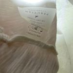 Peruvian Connection Like New  White Womens Short Sleeve Long Back Top ( M ) Photo 2