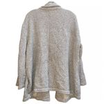 Eileen Fisher Organic Cotton Terry Shawl Jacket Cardigan Ash Gray Small Photo 3