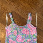 Lilly Pulitzer Pastel Floral Maxi Tiered Sundress Dress Photo 8