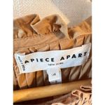 Apiece Apart  Aldea Smocked Mini Dress Dipped Shibori Organic Cotton Size Medium Photo 4