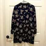 carole little Vintage  II Black Button Down Long Sleeve Blouse Photo 1