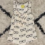 Maeve Anthropologie  Ivory Glasses Tank Top Photo 8