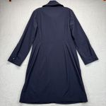 Zenergy by Chico's Trench Coat Lightweight Full Zip‎ Jacket Blue Size S READ Photo 7