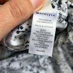 Athleta  Sandstone Salutation 7/8 Leggings Cream Grey Sheer Workout Yoga Active Photo 4