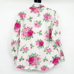 Ralph Lauren Lauren  LRL Womens Pajama Set Floral Monogram Cotton Top Pants L Photo 4