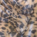 Generation Love  Leopard Print Sheer Tie-Neck Blouse Size Small Never Worn Photo 2