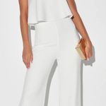 Lulus White Strapless Wide Leg Jumpsuit Photo 0