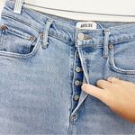 AGOLDE  Riley High Rise Straight Crop Jeans in Shiver Size 27 Photo 7