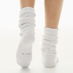 Aritzia Sunday Best Scrunch Crew Sock White Photo 1