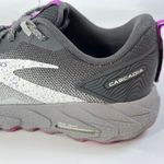 Brooks Cascadia 17 Trail Running Shoes Women's 8.5B Gray Purple Trail Sneakers Photo 7
