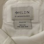 Anthropologie BHLDN  Floral Applique Mini Dress Womens Size XS White Bridal Photo 3