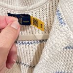 Ralph Lauren Polo Striped Cotton Linen Knit Polo Sweater Small Photo 5