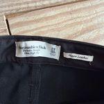Abercrombie & Fitch  Black Faux Leather Pants size 00 short NWT Photo 2