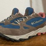 Columbia  Ivo Trail Hiking Shoe Color Lagoon Coral Womens Size 8.5 All Terrain Photo 2
