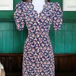 Stunning!! Petite Jazz Vintage Dress Floral S Small M Medium Pink Photo 0