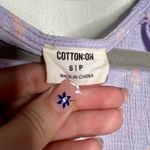Cotton On  Purple Floral Crop Top Small Photo 2