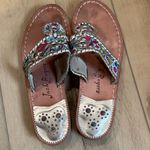 Jack Rogers  Women's Paisley Gold and Pink Sandals Photo 2