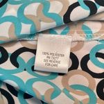 Dana Buchman | Sleeveless Chain Print Blouse | Large Photo 7