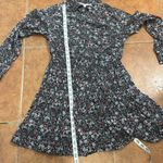 Veronica Beard Rory Dress Floral Print Silk Crepe Button Down Collared Mini Sz 6 Photo 11