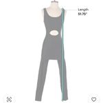 Ghost Flower Earth Onyx One Piece Jumpsuit Athletic Black Womens Sz S Gymastic Photo 2