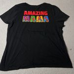 Gildan New  It's My Mom's Birthday T Shirt Womens 2XL Black Graphic Print Tee Top Photo 1