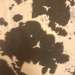 Motel Rocks Dolls Kill  Pelmo Brown Cowhide Print Cotton Mini Skirt Size XL NWOT Photo 2