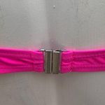 New Woman’s Gorglitter High Waisted Color Block Twisted Bikini Set Size Medium Pink Photo 3