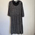 Croft & Barrow NEW  Challis Smocked Midi Dress Plus Size 2X Photo 1