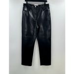 Wilfred  the melin pant High-waisted Vegan Leather pants Straight Size 12 Photo 1