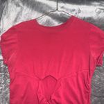 Urban Outfitters red crop with tie Photo 1