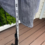 Fate BY LED Layered cotton striped shirt button down tunic 2 piece set Sz L Gray Size L Photo 5