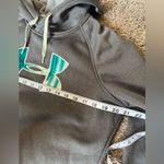 Under Armour  Charcoal Hoodie with Aqua Accents Photo 2