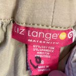Liz Lange  maternity light khaki pants size 8 Photo 2